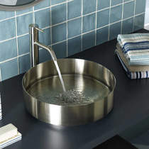 JTP Inox Round Counter Top Basin (400mm, Stainless Steel).