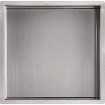 JTp inox shower niche (300x300mm, stainless steel).