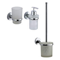 Kartell Plan Bathroom Accessories Pack 7 (Chrome).