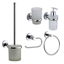 Kartell Plan Bathroom Accessories Pack 9 (Chrome).