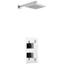 Kartell Pure Shower Valve, Square Head & Wall Mounting Arm (Option 2).