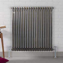 Kartell K-RAD Laser Klassic Horizontal Radiator 650x600mm (2 Col, Metal).