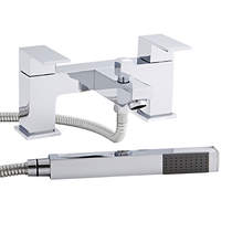 Kartell Element Bath Shower Mixer Tap With Kit (Chrome).