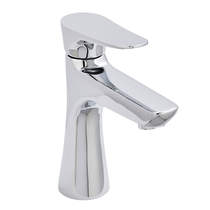 Kartell Focus Basin Mixer Tap With Click Clack Waste (Chrome).
