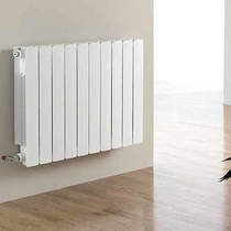 Kartell k-rad vermont aluminium radiator 1440w x 581h mm (white).
