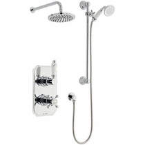 Kartell Viktory Shower Valve, Slide Rail Kit With Head & Arm (Option 3).