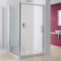 Lakes Coastline Talsi Shower Enclosure, Slider Door 1000x1000x2000mm.