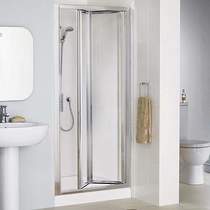 Lakes Classic 1000mm Framed Bi-Fold Shower Door (Silver).