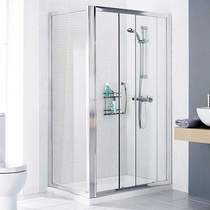 Lakes Classic 1200x750 Shower Enclosure, Slider Door & Tray (Left Handed).
