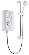Mira Electric Showers Jump Electric Shower (White & Chrome, 9.5kW).