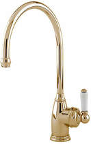 Perrin & Rowe Parthian Mini Boiling Water Kitchen Tap (Gold).