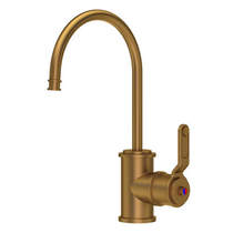 Perrin & Rowe Armstrong Mini Boiling & Filtered Cold Kitchen Tap (Aged Brass).