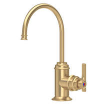 Perrin & Rowe Southbank Mini Boiling & Filtered Cold Kitchen Tap (Satin Brass).