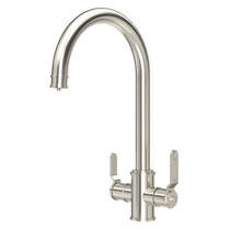 Perrin & Rowe Armstrong 3-in-1 Instant Hot Water Kitchen Tap (Pewter).