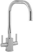 Perrin & Rowe Rubiq Kitchen Mixer Tap With U Spout (Chrome).