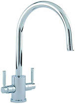 Perrin & Rowe Orbiq Kitchen Mixer Tap With C Spout (Chrome).