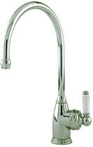 Perrin & Rowe Parthian Kitchen Mixer Tap With Single Lever (Pewter).