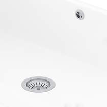 Perrin & Rowe Wastes Single Bowl Sink Waste and Overflow Kit (Chrome).