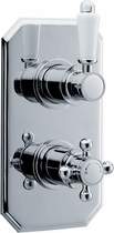 Nuie Showers Traditional Twin Concealed Thermostatic Shower Valve.