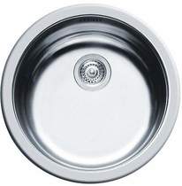 Pyramis Round Kitchen Sink & Waste. 450mm Diameter.