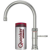 Quooker Classic Round Boiling Water Kitchen Tap. PRO3 (Stainless Steel).