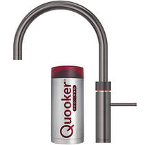 Quooker Fusion Round Boiling Water Kitchen Tap. COMBI (Gunmetal).