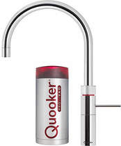 Quooker Fusion Round Boiling Water Kitchen Tap. COMBI (Polished Chrome).