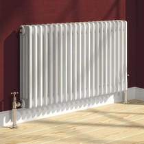 Reina radiators colona 4 column radiator (white). 600x1370mm.