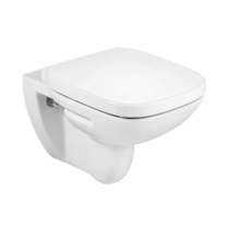 Roca Toilets Debba Wall Hung Rimless Toilet Pan & Seat.