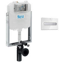 Roca Frames In-Wall WC Compact Tank & PL1 Dual Flush Panel (Combi).