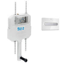 Roca Frames In-Wall Basic Compact Tank & PL1 Dual Flush Panel (Combi).