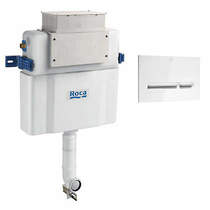 Roca Frames Low Height Concealed Cistern & PL5 Dual Flush Panel (Combi).