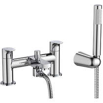 Roca Atlas Bath Shower Mixer Tap With Kit (Chrome).