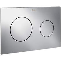 Roca Panels PL10 (DUPLO ONE) - Dual Flush Plate (Chrome)