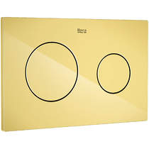 Roca Panels PL10 (DUPLO ONE) - Dual Flush Plate (Gold)