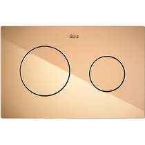 Roca Panels PL10 (DUPLO ONE) - Dual Flush Plate (Rose Gold)
