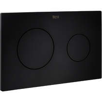 Roca Panels PL10 (DUPLO ONE) - Dual Flush Plate (Matt Black)