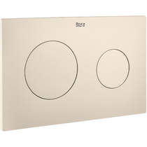 Roca Panels PL10 (DUPLO ONE) - Dual Flush Plate (Beige)