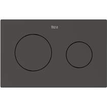 Roca Panels PL10 (DUPLO ONE) - Dual Flush Plate (Matt Dark Grey)