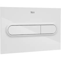 Roca Panels PL1 (DUPLO ONE) - Dual Flush Plate (White)