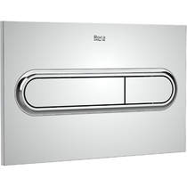 Roca Panels PL1 (DUPLO ONE) - Dual Flush Plate (Chrome)