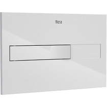 Roca Panels PL2 (DUPLO ONE) - Single Flush Plate (White)