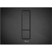 Roca Panels PS4 (DUPLO S) - Dual Flush Plate (Titanium Black)