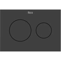 Roca Panels PS3 (DUPLO S) - Dual Flush Plate (Matt Black)