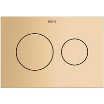 Roca Panels PS3 (DUPLO S) - Dual Flush Plate (Rose Gold)