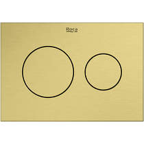 Roca Panels PS3 (DUPLO S) - Dual Flush Plate (Brushed Brass)