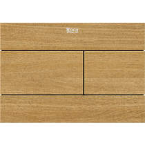 Roca Panels PS2 (DUPLO S) - Dual Flush Plate (Oak)