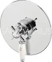 Sagittarius churchmans concealed thermostatic shower valve (chrome).