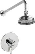 Sagittarius Churchmans Shower Valve With Arm & 130mm Head (Chrome).