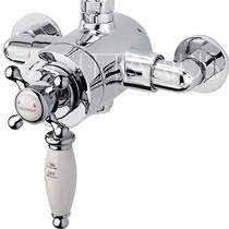 Sagittarius fantasy exposed thermostatic shower valve (chrome).